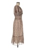 Max Studio 100% Polyester Paisley Brown Cocktail Dress Size M - photo 4