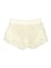 Athleta 100% Polyester Solid White Ivory Athletic Shorts Size M - photo 1