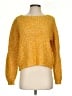 LA MAILLE SEZANE Paris Tweed Yellow Pullover Sweater Size XS - photo 1