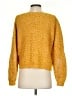 LA MAILLE SEZANE Paris Tweed Yellow Pullover Sweater Size XS - photo 2