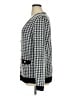 Tahari Houndstooth Black Cardigan Size XL - photo 5