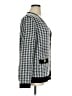 Tahari Houndstooth Black Cardigan Size XL - photo 4