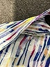 Alia Stripes Blue 3/4 Sleeve Blouse Size M (estimated) - photo 7