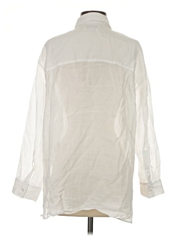 Madewell The Oversized Shirt in Ramie (view 2)