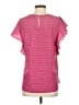 Daniel Rainn 100% Polyester Pink Short Sleeve Blouse Size S - photo 2