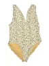 Old Navy Animal Print Gold One Piece Swimsuit Size XXL - photo 1