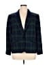 Pendleton 100% Virgin Wool Plaid Blue Wool Blazer Size 16 - photo 1