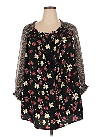 Suzanne Betro 3/4 Sleeve Blouse (view 1)