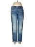 White House Black Market Stripes Blue Jeans Size 4 - photo 1