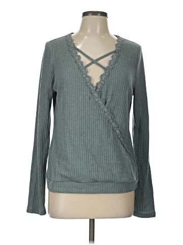 Hem & Thread Long Sleeve T-Shirt (view 1)