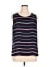 Talbots Outlet 100% Polyester Blue Sleeveless T-Shirt Size XL Petite - photo 1