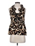 Iz Byer 100% Polyester Brown Sleeveless Blouse Size S - photo 1