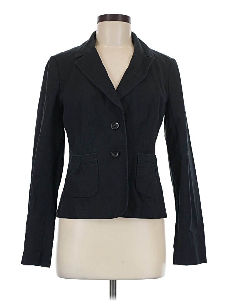 Pre-owned Halogen Blazer Jacket In Black