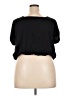 Mudd 100% Rayon Black Short Sleeve Top Size XXL - photo 2