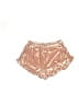 Pol 100% Polyester Metallic Gold Shorts Size M - photo 2
