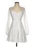 Lulus 100% Polyester White Cocktail Dress Size S - photo 1