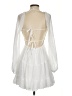 Lulus 100% Polyester White Cocktail Dress Size S - photo 2