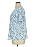 CeCe Stars Blue Short Sleeve Blouse Size 1X - photo 5
