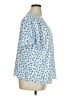 CeCe Stars Blue Short Sleeve Blouse Size 1X - photo 4
