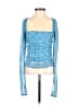 AFRM Blue Long Sleeve Top Size XS - photo 1