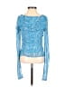 AFRM Blue Long Sleeve Top Size XS - photo 2