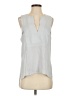 BCBGMAXAZRIA Gray Sleeveless Blouse Size S - photo 1