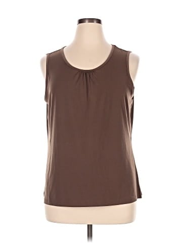 Christopher & Banks Sleeveless T-Shirt (view 1)