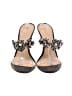Schutz Black Silver Sandals Size 10 - photo 2
