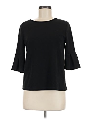 Green Envelope 3/4 Sleeve Top (view 1)