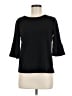 Green Envelope Black 3/4 Sleeve Top Size M - photo 1