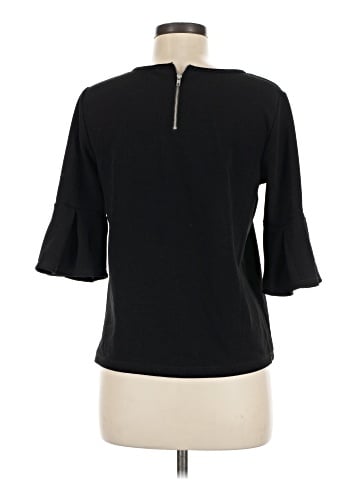 Green Envelope 3/4 Sleeve Top (view 2)