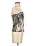 Amisu Silver Ivory Sleeveless Top Size S - photo 4