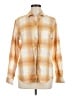 Weatherproof Plaid Orange Long Sleeve Button-Down Shirt Size M - photo 1