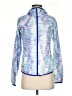 New Balance 100% Polyester Print Blue Track Jacket Size S - photo 1
