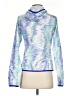 New Balance 100% Polyester Print Blue Track Jacket Size S - photo 2
