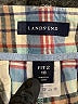 Lands' End 100% Baumwolle Plaid Blue Shorts Size 18 - photo 3