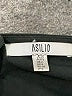 Asilio 100% Polyester Solid Black Romper Size 2 - photo 3