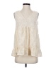 Doe & Rae 100% Polyester Ivory Sleeveless Blouse Size S - photo 1