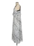 CAbi 100% Polyester Paisley Silver Cocktail Dress Size S - photo 5