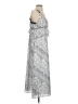 CAbi 100% Polyester Paisley Silver Cocktail Dress Size S - photo 4