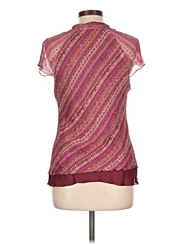 Nine West Short Sleeve Silk Top (view 2)