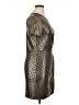 MICHAEL Michael Kors Metallic Gold Cocktail Dress Size XL - photo 4