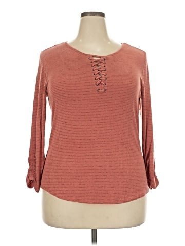 Democracy 3/4 Sleeve Top (view 1)