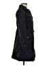 Burberry Brit 100% Polyester Blue Trenchcoat Size 6 - photo 4