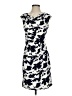 Chaps Graphic Gray Cocktail Dress Size S - photo 1