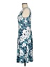 Perceptions Print Blue Casual Dress Size M - photo 5