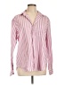 Frank & Eileen 100% Cotton Stripes Pink Long Sleeve Blouse Size L - photo 1