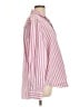 Frank & Eileen 100% Cotton Stripes Pink Long Sleeve Blouse Size L - photo 4