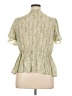 Rose + Olive Gold Short Sleeve Blouse Size 1X - photo 2