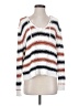 Roxy Stripes White Pullover Sweater Size S - photo 1